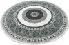 Covor rotund »Shari« cu model oriental, verde, 190 cm diametru - LunaHome.ro
