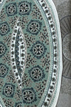 Covor rotund »Shari« cu model oriental, verde, 190 cm diametru - LunaHome.ro