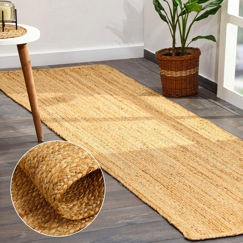 Covor traversa »Lola Collection« impletit din iuta naturala, 80x200 cm - LunaHome.ro