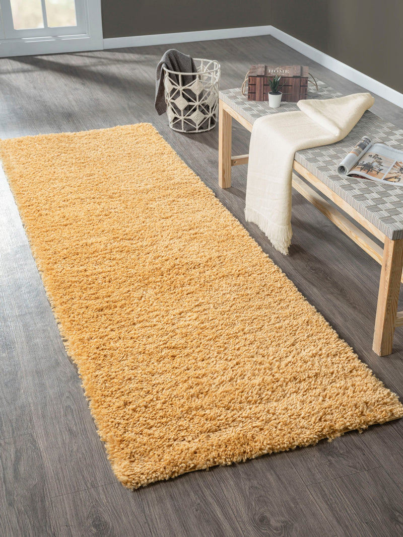 Covor traversa »My Shaggy« foarte pufos, galben 60x90 cm - LunaHome.ro