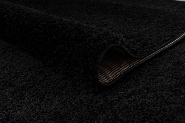 Covor traversa »Shaggy Soft« cu fir lung pufos, negru 67x230 cm - LunaHome.ro