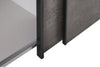 Dulap Narago cu 4 usi, culoare stejar-beton, 270 cm latime - LunaHome.ro