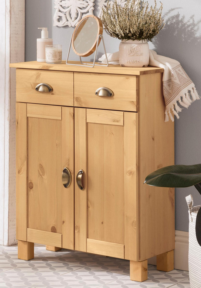 Dulap de baza »Oslo« din lemn masiv de pin, 60 cm latime - LunaHome.ro