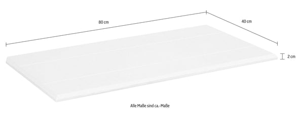 Extensie de masa cu clips »Fullerton« cu aspect de lemn alb, 80x40 cm - LunaHome.ro