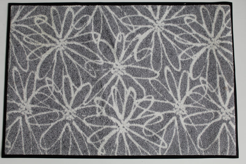 Covor Wash&Dry gri cu model 50x75 cm