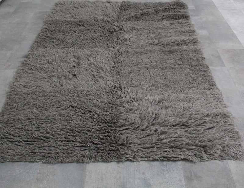 Covor lână Heine, gri, 160x230 cm