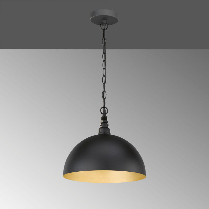 Lustră suspendată FISCHER & HONSEL Line cu abajur metalic - LunaHome.ro