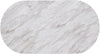 Masă »Eadwine« cu blat din MDF, aspect de marmura si picioare negre, 160x90 cm - LunaHome.ro