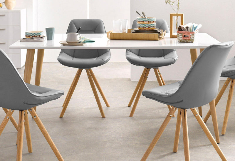 Masa de sufragerie Inosign Aspen, cu picioare din metal, 160 cm - LunaHome.ro