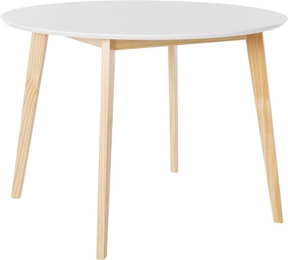 Masa de sufragerie »Cody«, cu picioare din lemn masiv, blat din MDF, 105 cm - LunaHome.ro