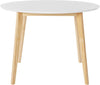 Masa de sufragerie »Cody«, cu picioare din lemn masiv, blat din MDF, 105 cm - LunaHome.ro