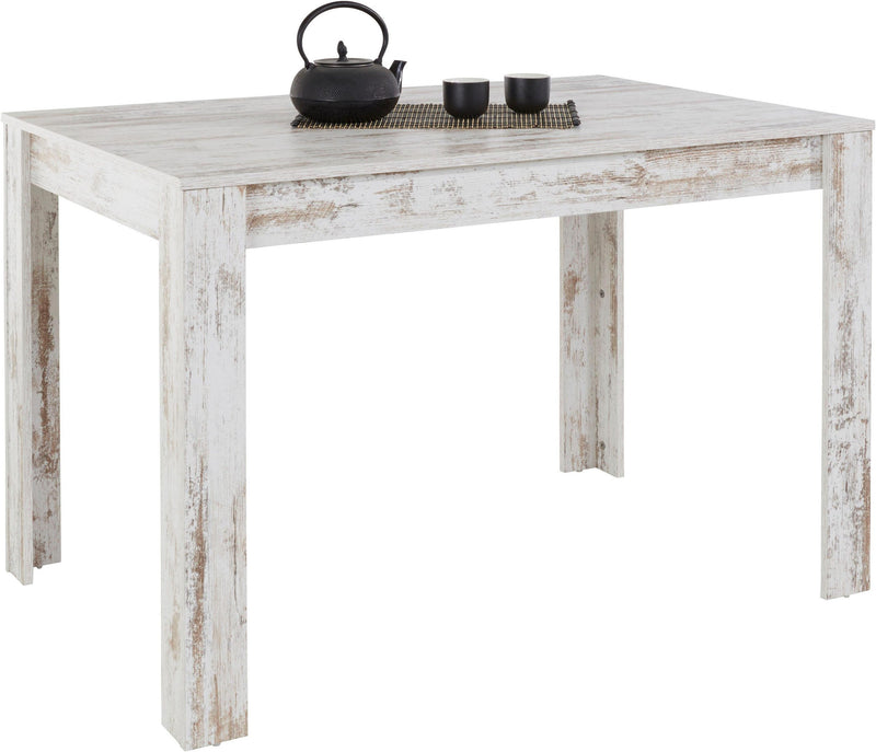 Masa de sufragerie »Lynn« alb antique, 80x120 cm - LunaHome.ro