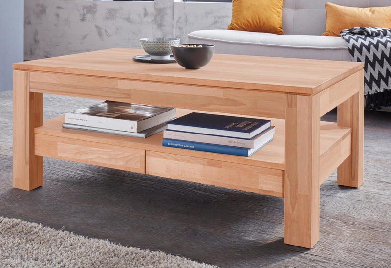 Masuta de cafea Woltra Silkeborg, din lemn de fag, latime 110x70 cm - LunaHome.ro