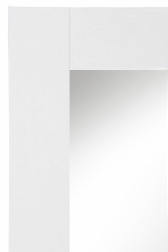Oglinda cu suport Juliette, rama din MDF alb, 180 cm inaltime - LunaHome.ro