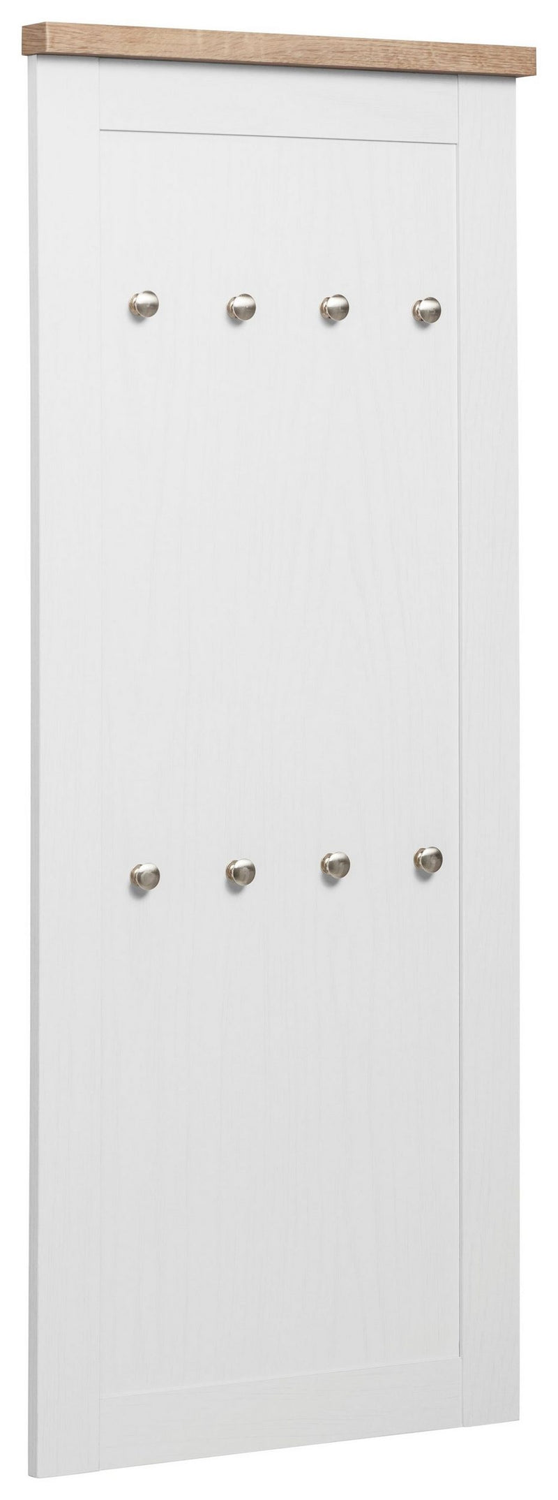 Placa de cuier »Heide« cu aspect de lemn si carlige metalice, 50x120 cm - LunaHome.ro