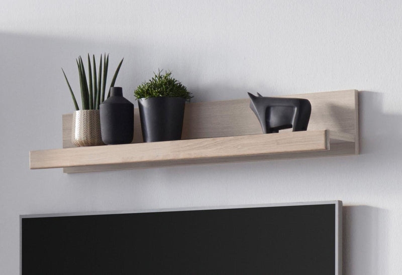 Polita de perete Woltra Silkeborg stejar iberic, 90 cm lungime - LunaHome.ro