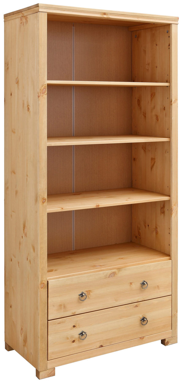 Raft biblioteca Gotland din lemn masiv de pin, 178 cm - LunaHome.ro