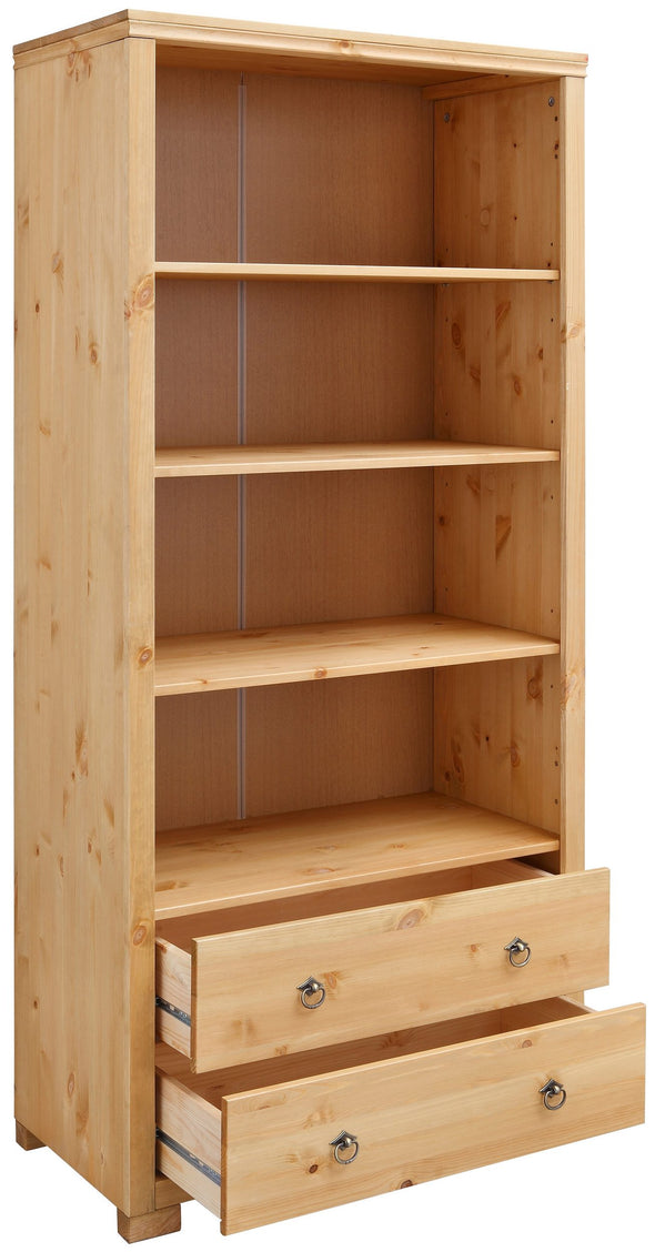 Raft biblioteca Gotland din lemn masiv de pin, 178 cm - LunaHome.ro
