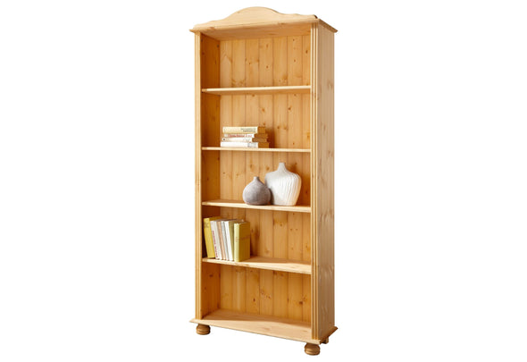 Raft biblioteca »Mette«, din lemn masiv de pin, 180 cm inaltime - LunaHome.ro