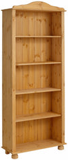 Raft biblioteca »Mette«, din lemn masiv de pin, 180 cm inaltime - LunaHome.ro