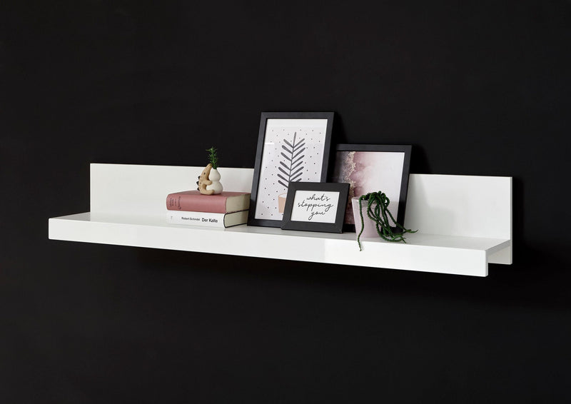 Raft de perete INOSIGN Corado alb, 140 cm lungime - LunaHome.ro