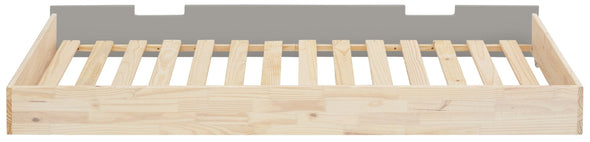 Sertar pentru pat Lüttenhütt »Janne«, din lemn si MDF alb, 90x190 cm - LunaHome.ro