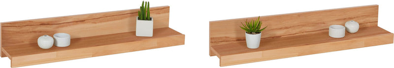 Set 2 polite de perete Woltra Kolding fag, 90 cm lungime - LunaHome.ro