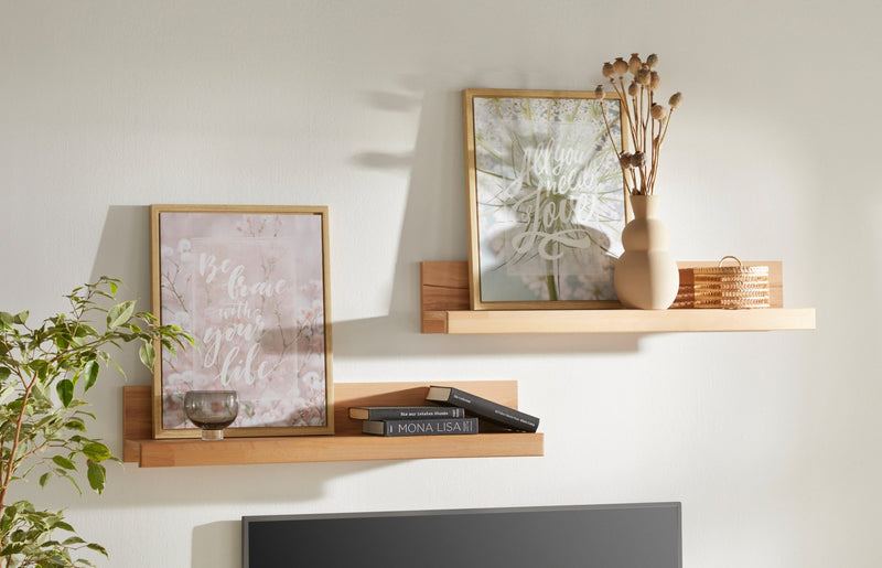 Set 2 polite de perete Woltra Silkeborg fag, 90 cm lungime - LunaHome.ro