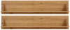 Set 2 rafturi de perete Melissa, din lemn de pin, 120 cm lungime - LunaHome.ro