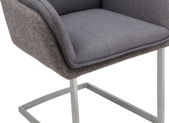 Set 2 scaune Durham cu aspect modern, cu baza metalica - LunaHome.ro