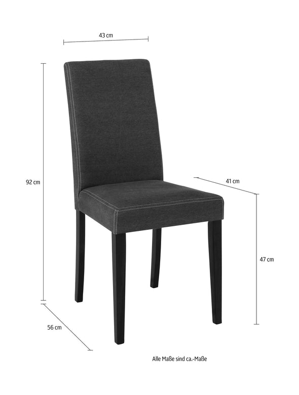 Set 2 scaune Lucca din piele ecologica maro inchis cu picioare din lemn - LunaHome.ro