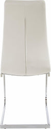Set 2 scaune »Lola« cu husa din piele artificiala si cadru metalic cromat - LunaHome.ro