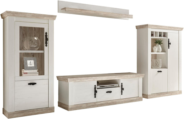 Set pentru living »Florenz« din 4 piese, într-un aspect romantic - LunaHome.ro