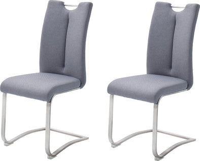 Set 2 scaune tapitate Artos XL, incarcabile pana la 140 kg - LunaHome.ro