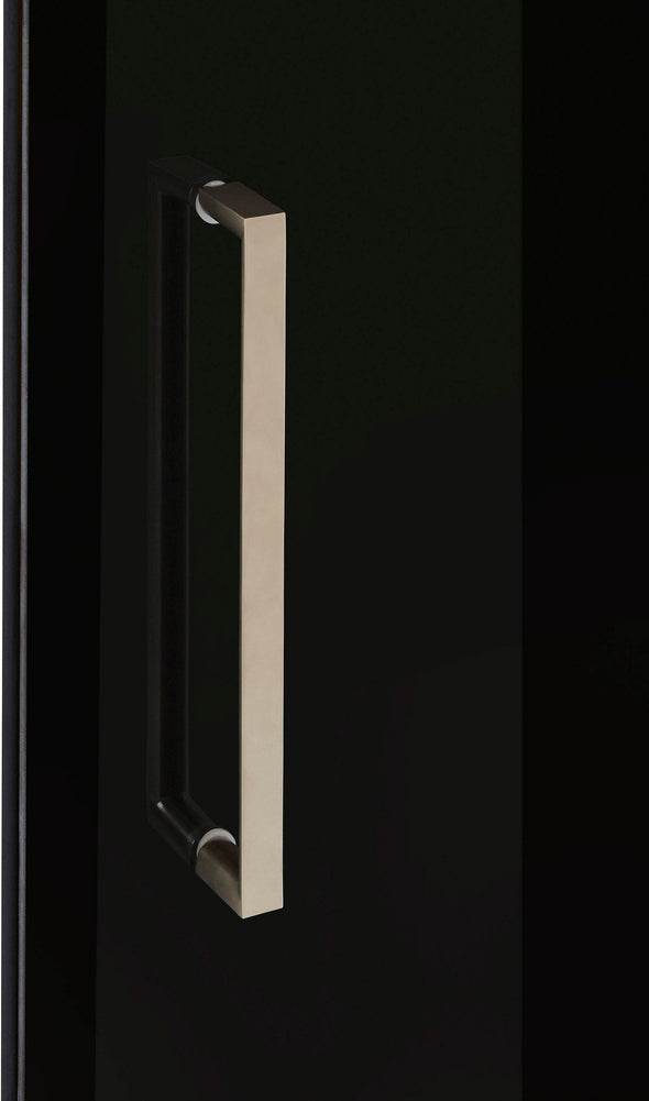 Vitrina Woltra Falco cu fronturi din lemn de fag, 125 cm inaltime - LunaHome.ro