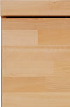 Vitrina Woltra Falco cu fronturi din lemn de fag, 125 cm inaltime - LunaHome.ro