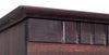 Vitrina »Lisa« din lemn masiv de pin maro inchis, cu o ușă din sticlă, 60 cm latime - LunaHome.ro