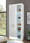 Vitrina »MERAN« într-un design modern alba, 80 cm latime - LunaHome.ro