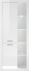 Vitrina »MERAN« într-un design modern alba, 80 cm latime - LunaHome.ro
