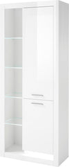 Vitrina »MERAN« într-un design modern alba, 80 cm latime - LunaHome.ro