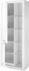 Vitrina »MERAN« într-un design modern alba, 80 cm latime - LunaHome.ro