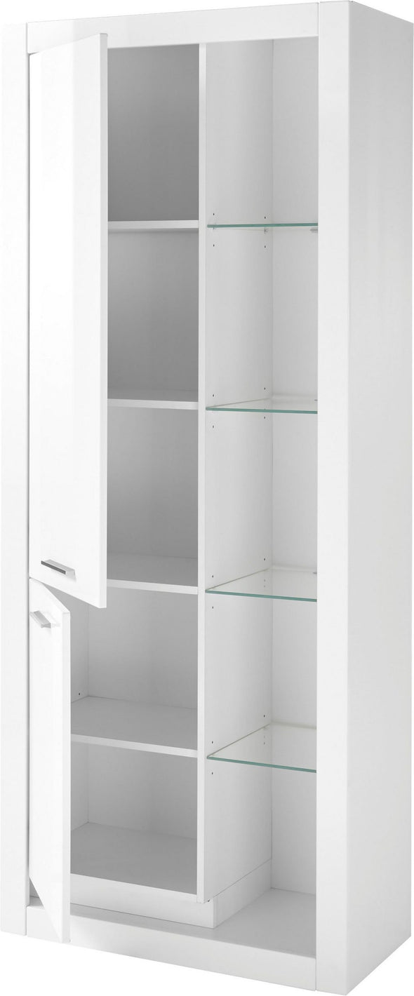 Vitrina »MERAN« într-un design modern alba, 80 cm latime - LunaHome.ro