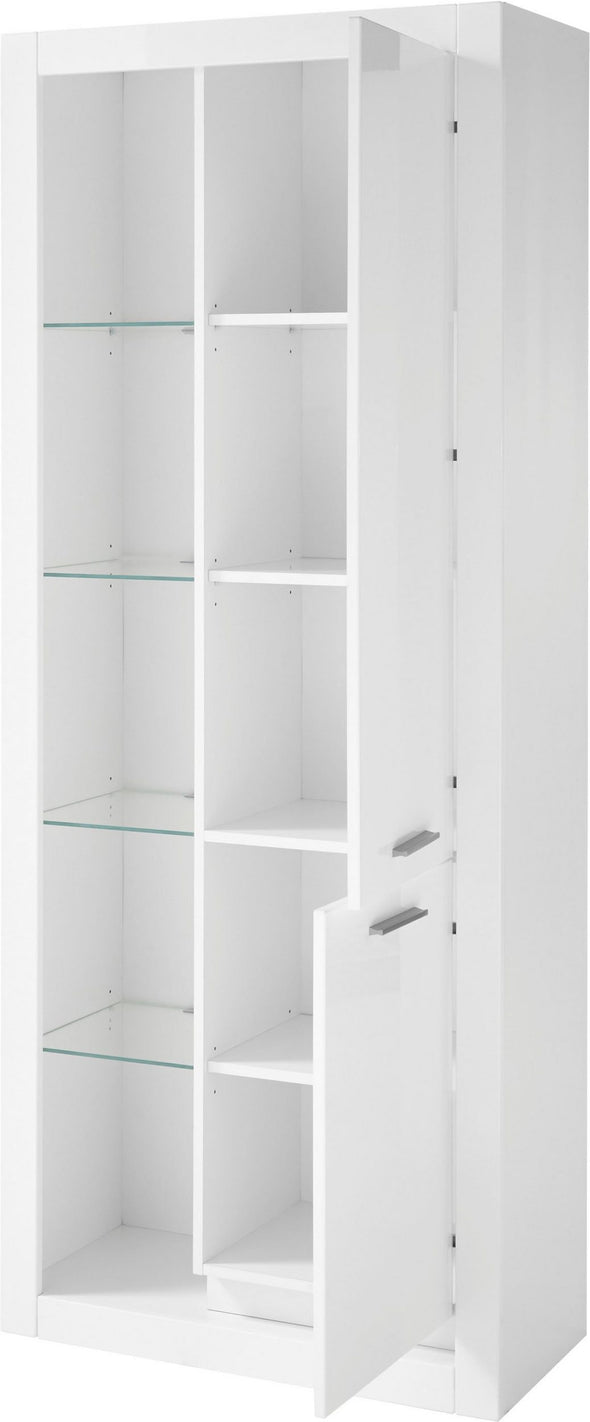 Vitrina »MERAN« într-un design modern alba, 80 cm latime - LunaHome.ro