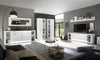 Vitrina »MERAN« într-un design modern alba, 80 cm latime - LunaHome.ro