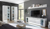 Vitrina »MERAN« într-un design modern alba, 80 cm latime - LunaHome.ro