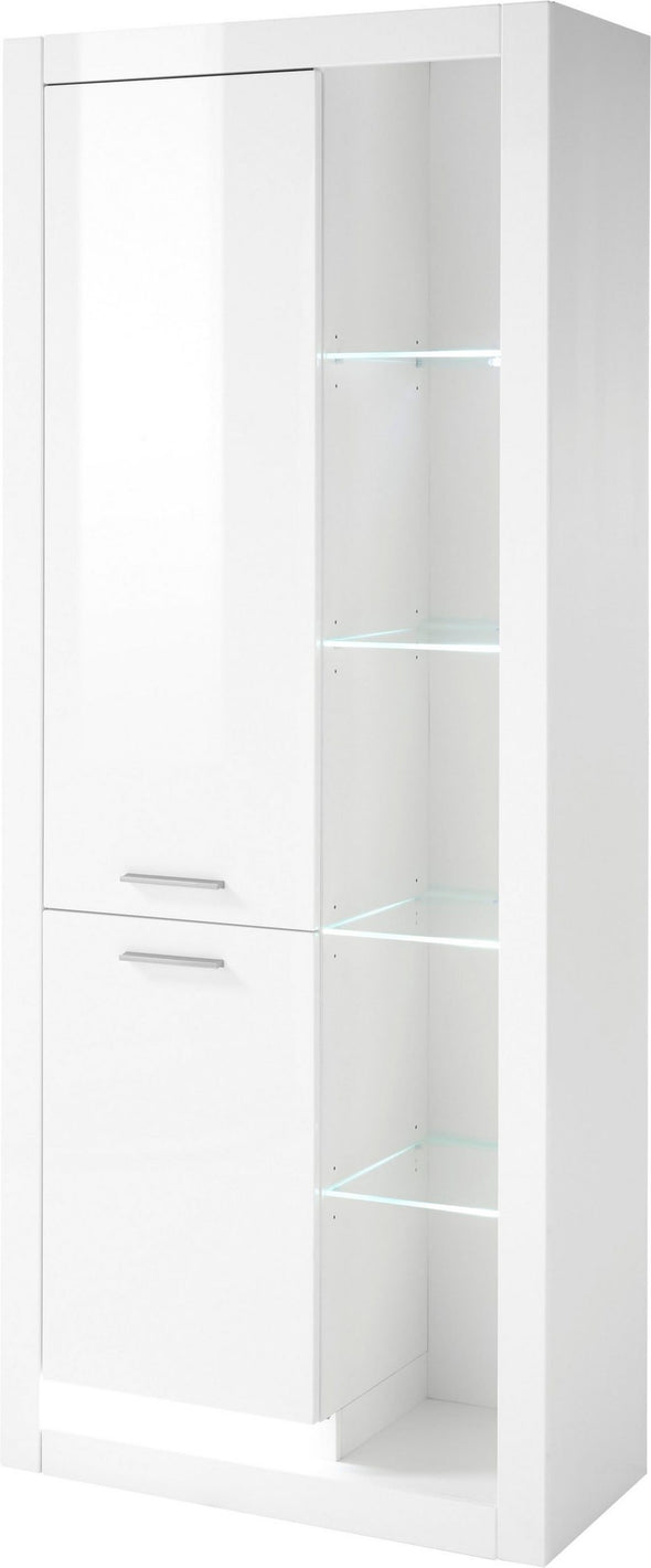 Vitrina »MERAN« într-un design modern alba, 80 cm latime - LunaHome.ro