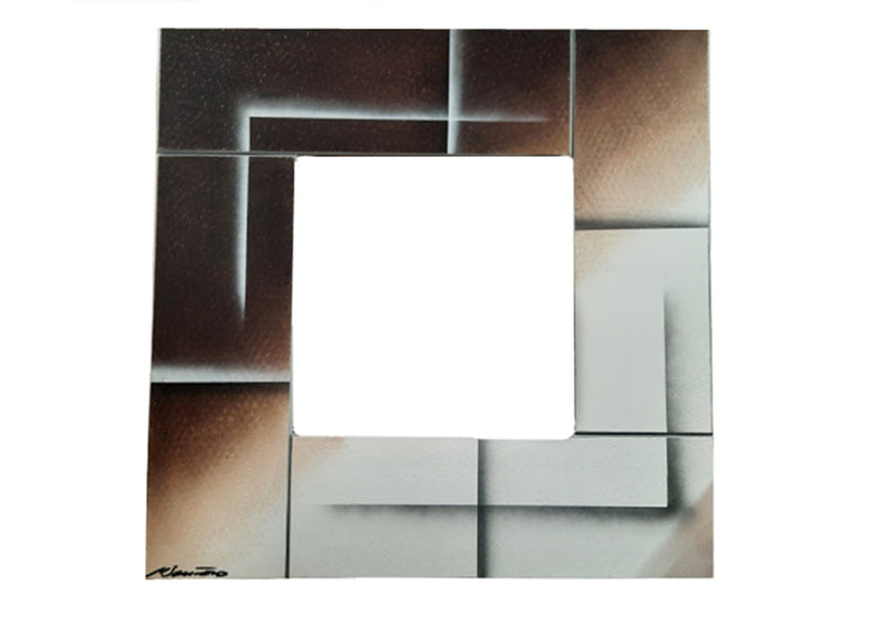 Tablou pictat manual Imperium 80x80 cm - LunaHome.ro