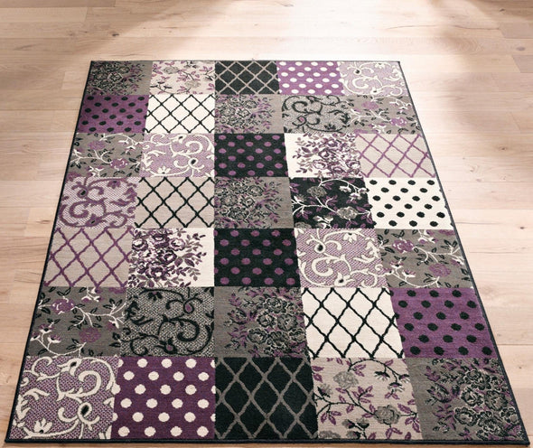 Traversa cu model violet