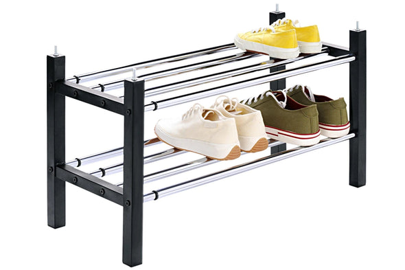 Raft negru de incaltaminte