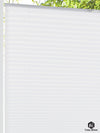 Jaluzea plisată, albă 130x70 cm